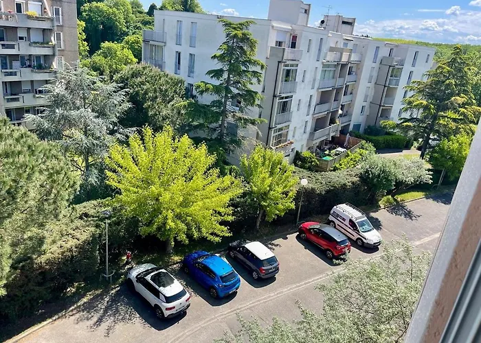 公寓 Le Vintage Des Oliviers - Vue Aude Ascenseur Et Parking 卡尔卡松